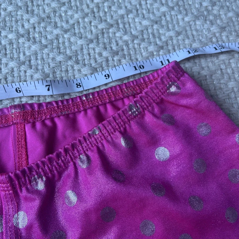 Derby Skinz pink polka dot large USA VTG Sparkle Shorts